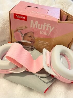 Alpine Muffy Baby Ear Protectors - Pink Earmuffs